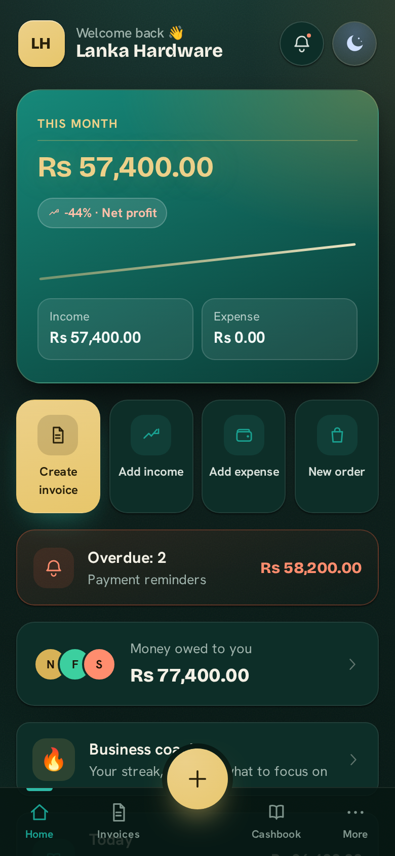 live staging dashboard